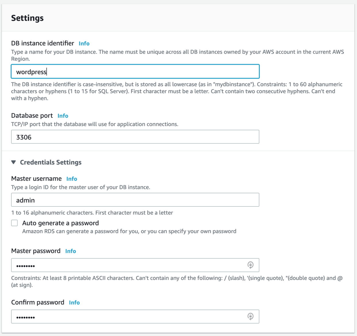 Amazon RDS on VMware Part 3 DB Provisioning